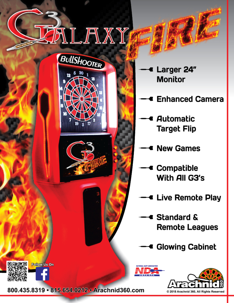 Hawk Amusement - Fire and Ice Dartboards